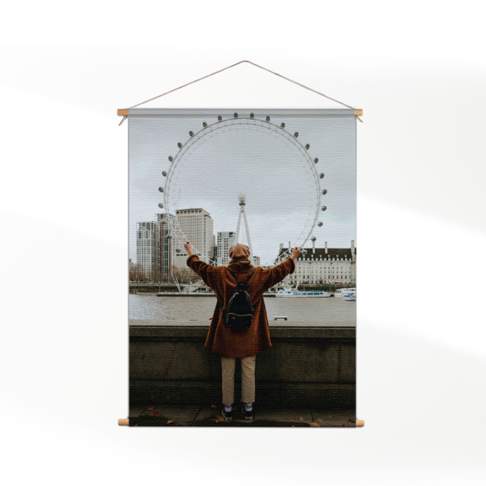 Textielposter London Eye