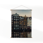 Textielposter Aan die Amsterdamse Gracht