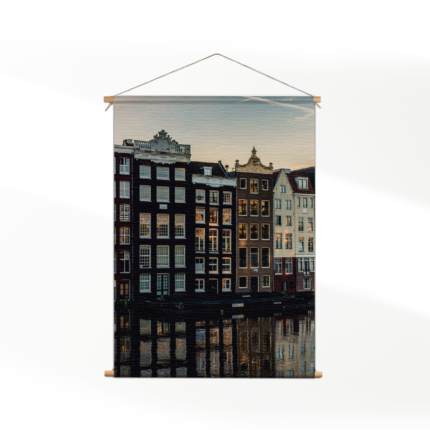 Textielposter Aan die Amsterdamse Gracht