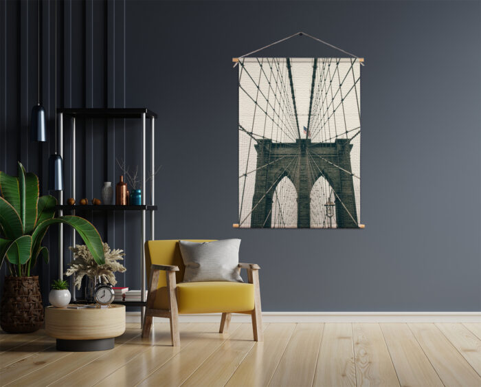 Textielposter Brooklyn Bridge New York City