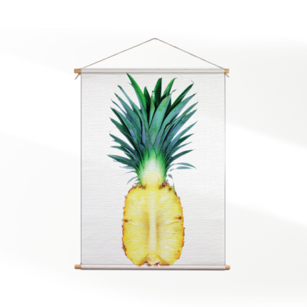Textielposter Pineapple Doorsnee 02